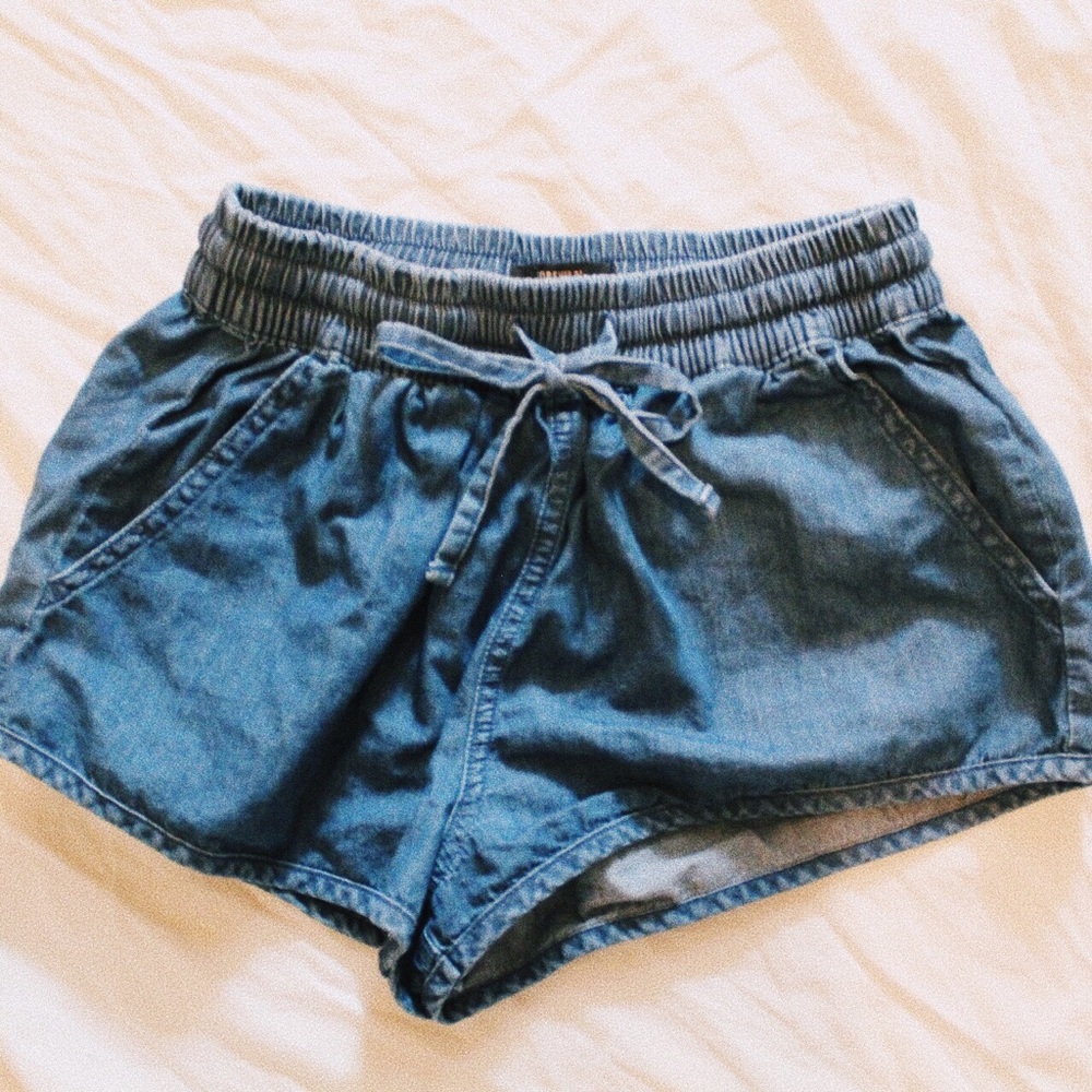 DENIM SOFT SHORTS